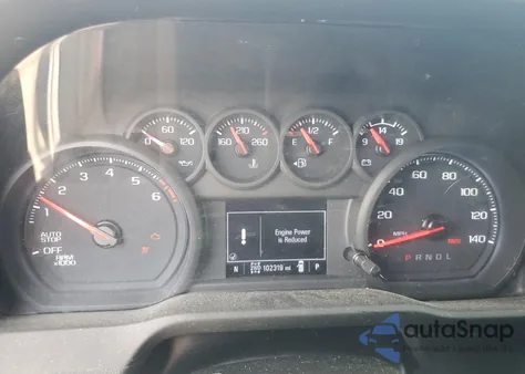 2022 Chevrolet Silverado Ltd K1500 Custom z USA, uszkodzony, nr VIN 3GCPYBEK0NG162615